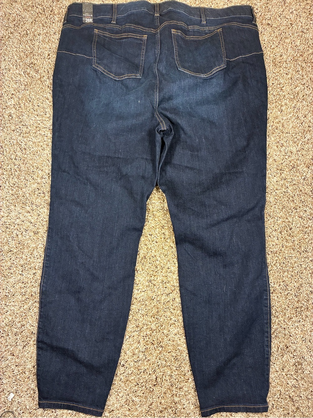 NWTs Torrid Premium Distressed Dark Wash Bombshell Skinny Jeans - Picture 10 of 13